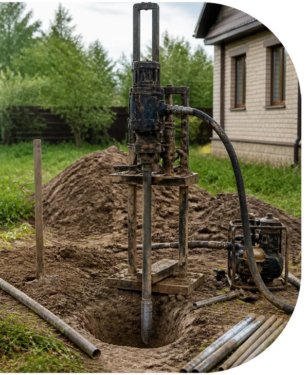 Бурение и обустройство абиссинской скважины в Горном-Алтайске